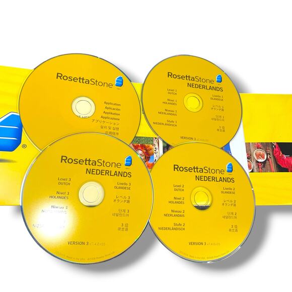 Rosetta Stone 1 2 & 3 Dutch Nederlands Homeschool Netherlands Audio Companion V3 - Picture 8 of 11